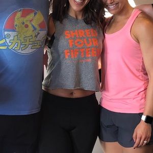 shred 4/15 crop tank